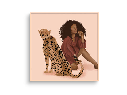 Affiche/ Poster - Illustration "Cheetah"