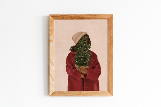 illustre mayon december illustrattion christmas