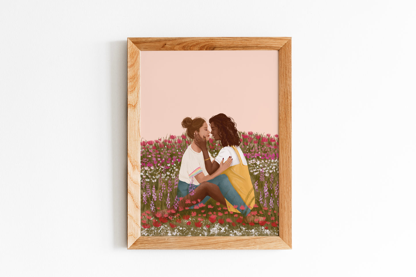 Fine Art Illustration Print "Love is Love"