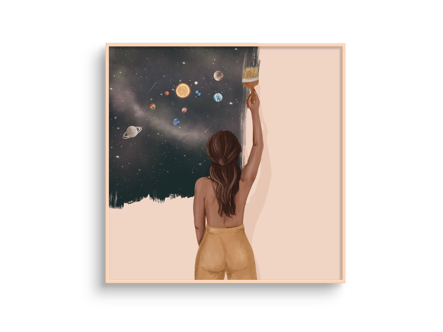 Fine Art Illustration Print "Paint your own universe"