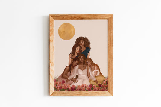 Fine Art Illustration Print "Women"