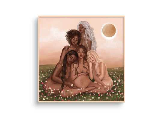 Fine Art Illustration Print "Women's Day"